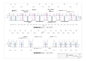 基礎足場断面図